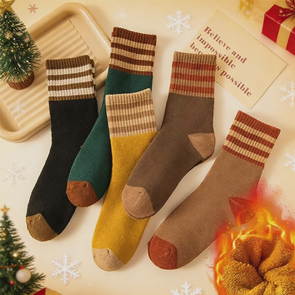 10 Pairs Oversized Thick Warm Winter Socks for Men & Women
