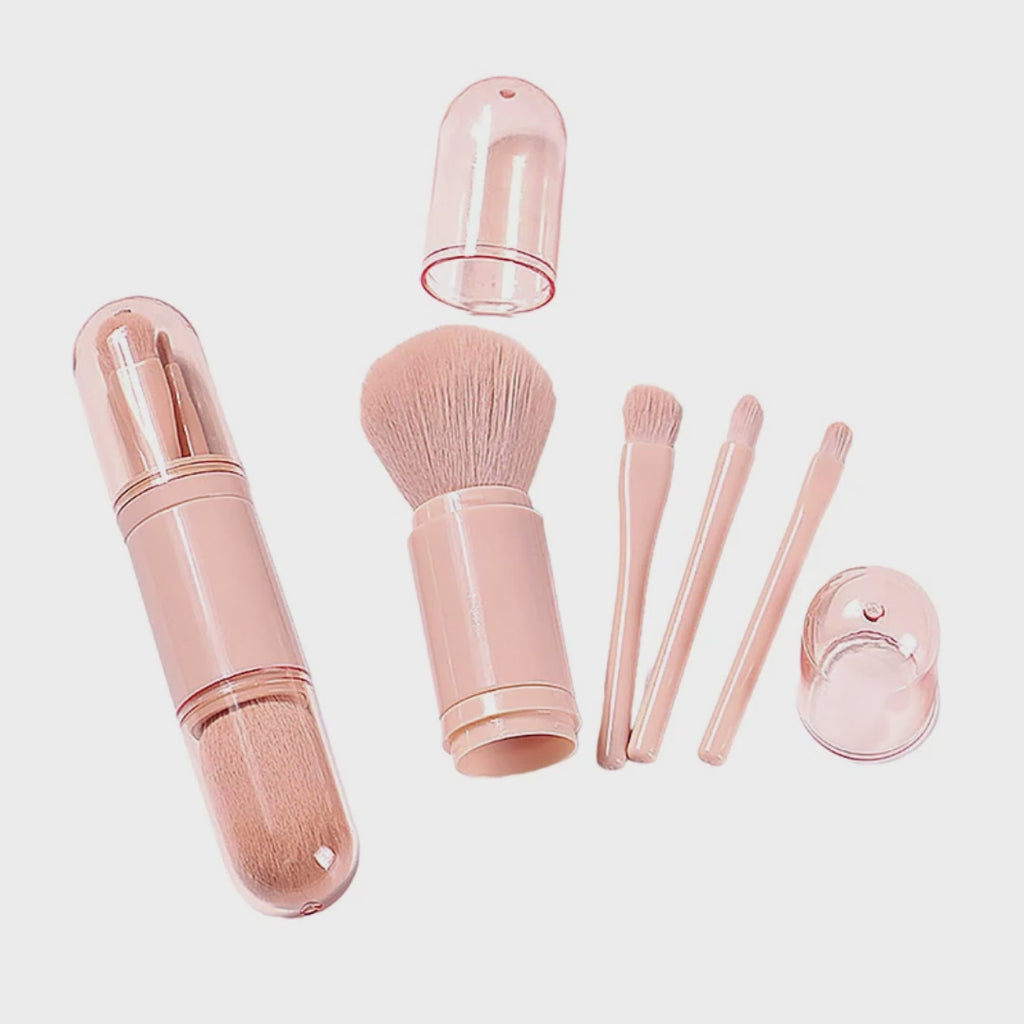 4-in-1 Portable Makeup Brush Set